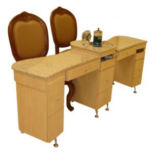 Double Manicure Table-Model # NT-19 (Call before you buy for shipping information and cost)