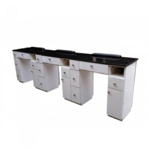 Triple Manicure Table-Model # NT-72T (Call before you buy for shipping information and cost)