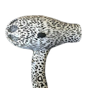 JEEGOL black & white Cheetah Pattern hair dryer