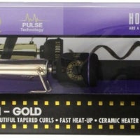 HOT TOOLS tapered curling iron (gold)