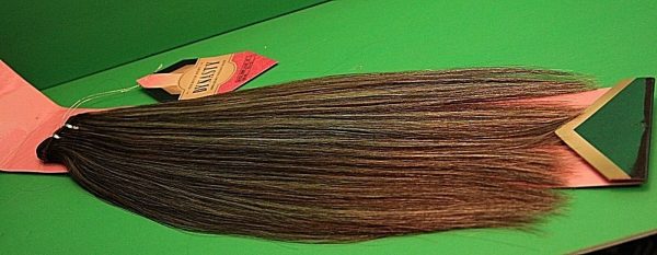 indian 100 percent remy hair 18 inches dark/light blonde highlights - Image 3